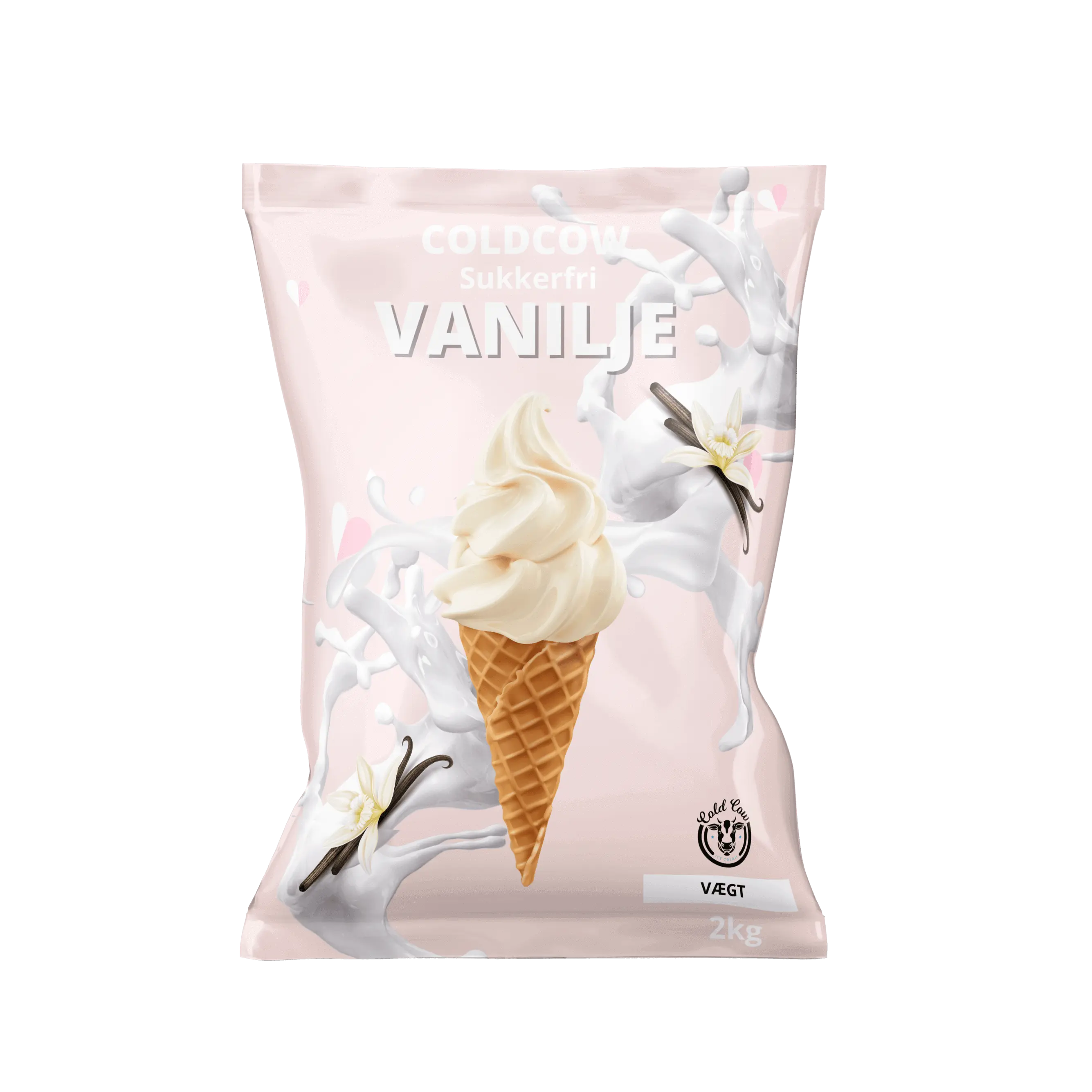 Softice mix sukkerfri Vanilje. 10 Kg. Bliver Til 30 Liter Mix