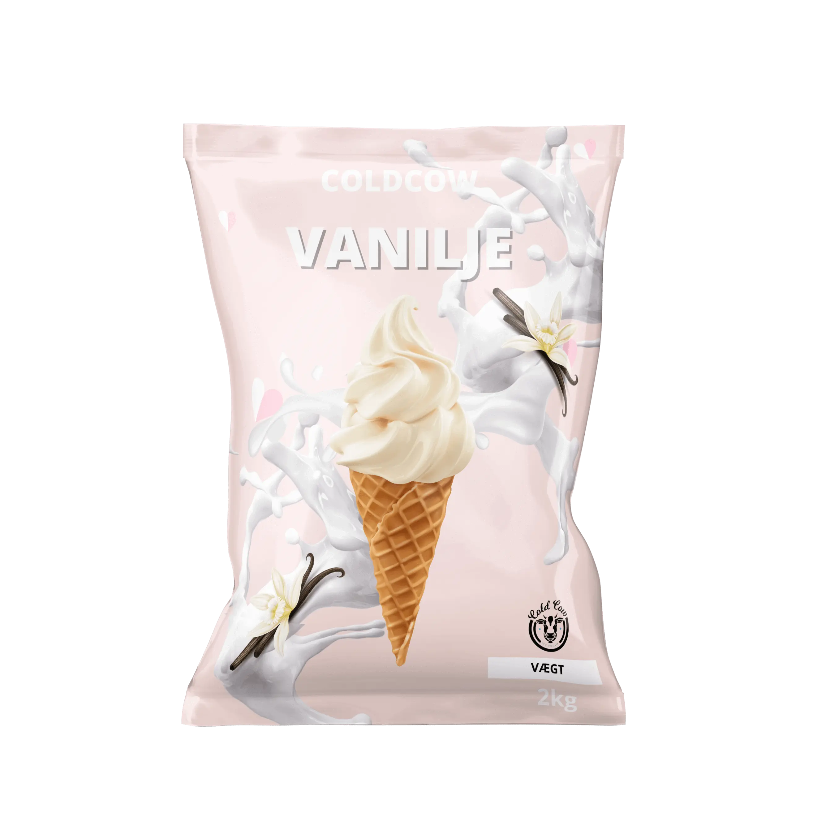 Softice Mix Vanilje. 10 Kg. Bliver Til 30 Liter Mix